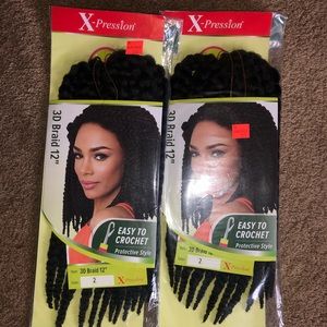 X-pression 3D Crochet Braids